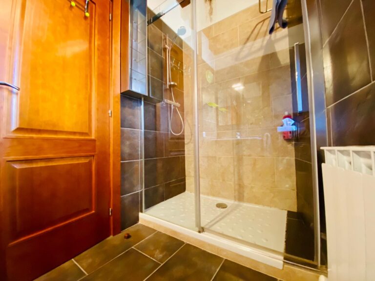 ducha del baño de la habitación en suite